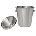 2 Piece Stainless Steel Wine Tasting Receptacle Spittoon w/Brushed Finish